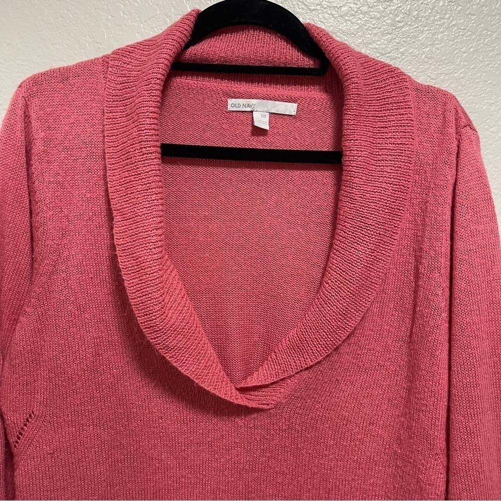 Old Navy Pink Light Weight Pullover Sweater Size XXL - Picture 4 of 6